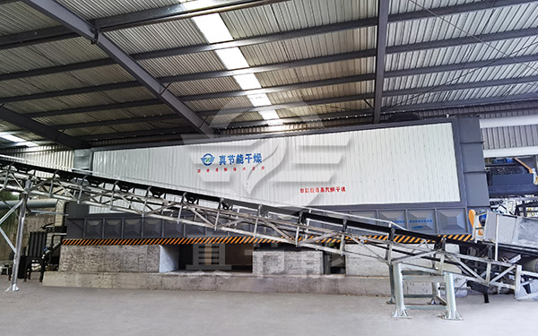 低温蒸汽污泥烘干设备现场 低温蒸汽污泥烘干设备现场