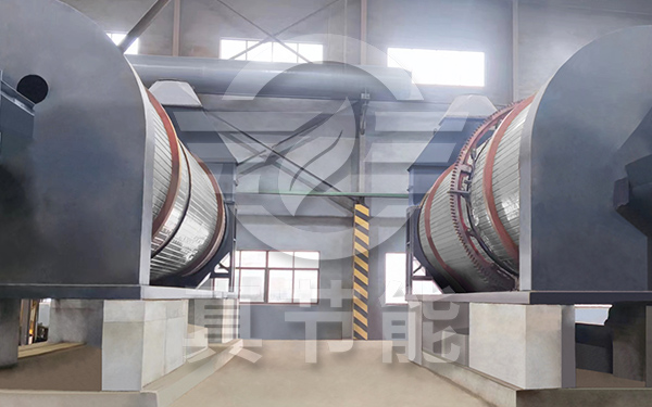 皮革污泥烘干设备运行现场 皮革污泥烘干设备运行现场