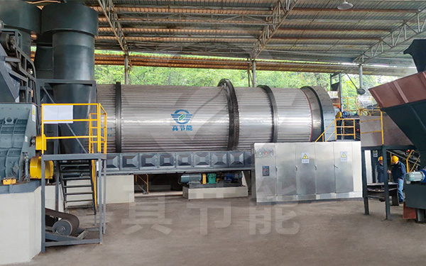 城市污泥烘干设备运行现场 城市污泥烘干设备运行现场